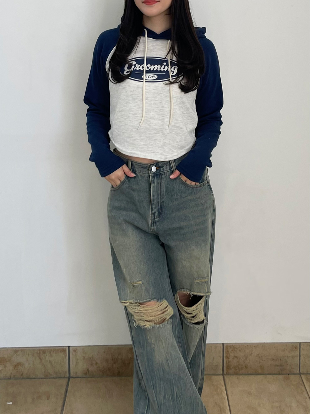 ダメージワイドデニムパンツ | 詳細画像12