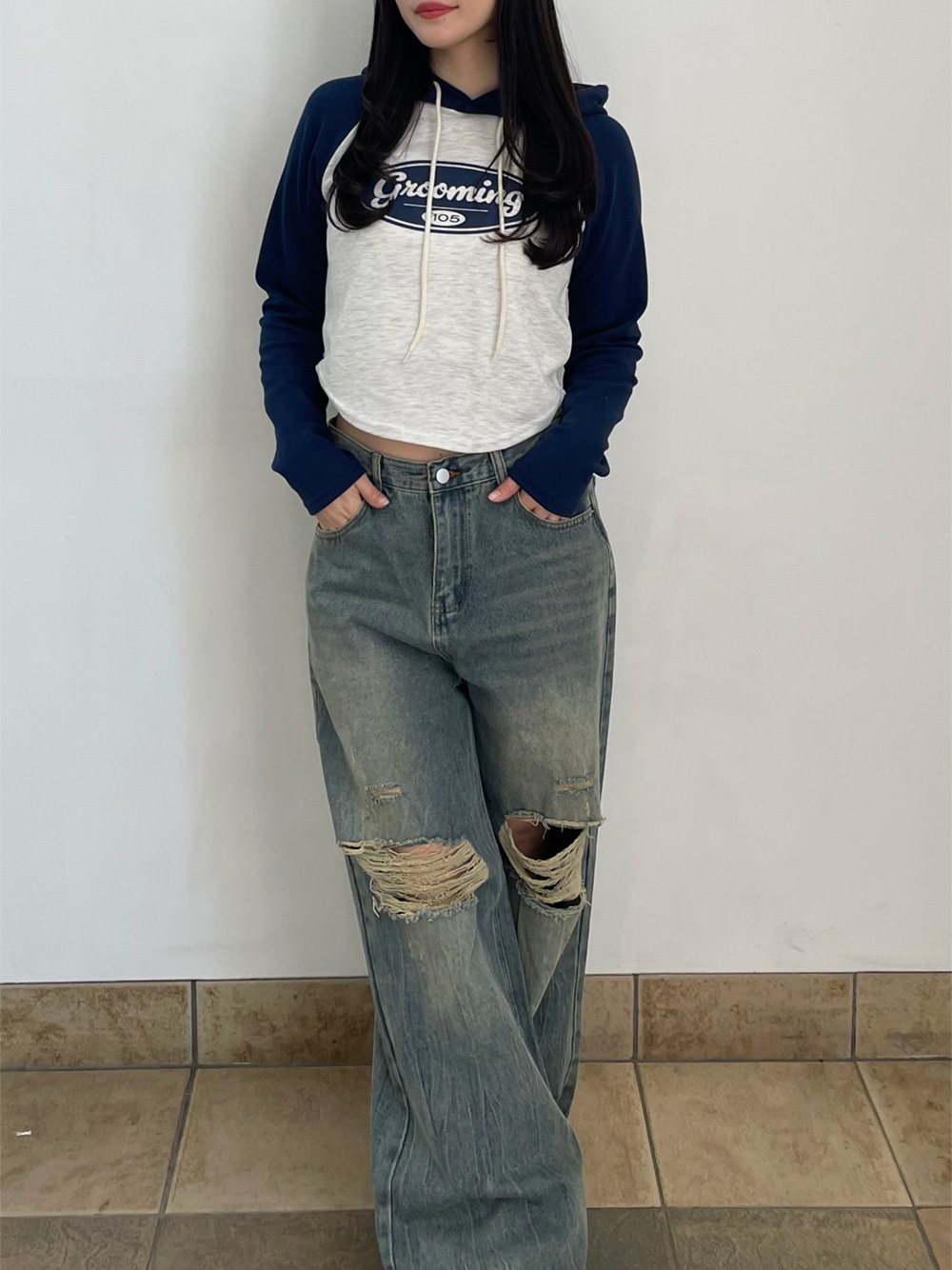 ダメージワイドデニムパンツ | 詳細画像13