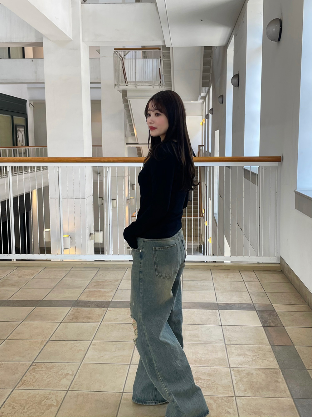 ダメージワイドデニムパンツ | 詳細画像20