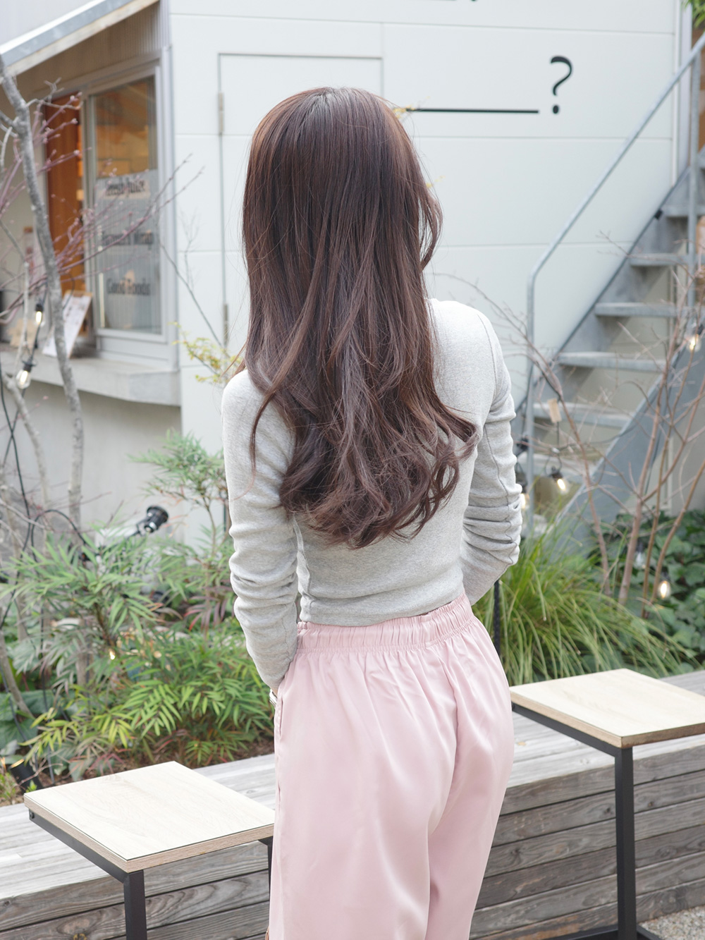 Uネッククロップド長袖Tシャツ | 詳細画像12