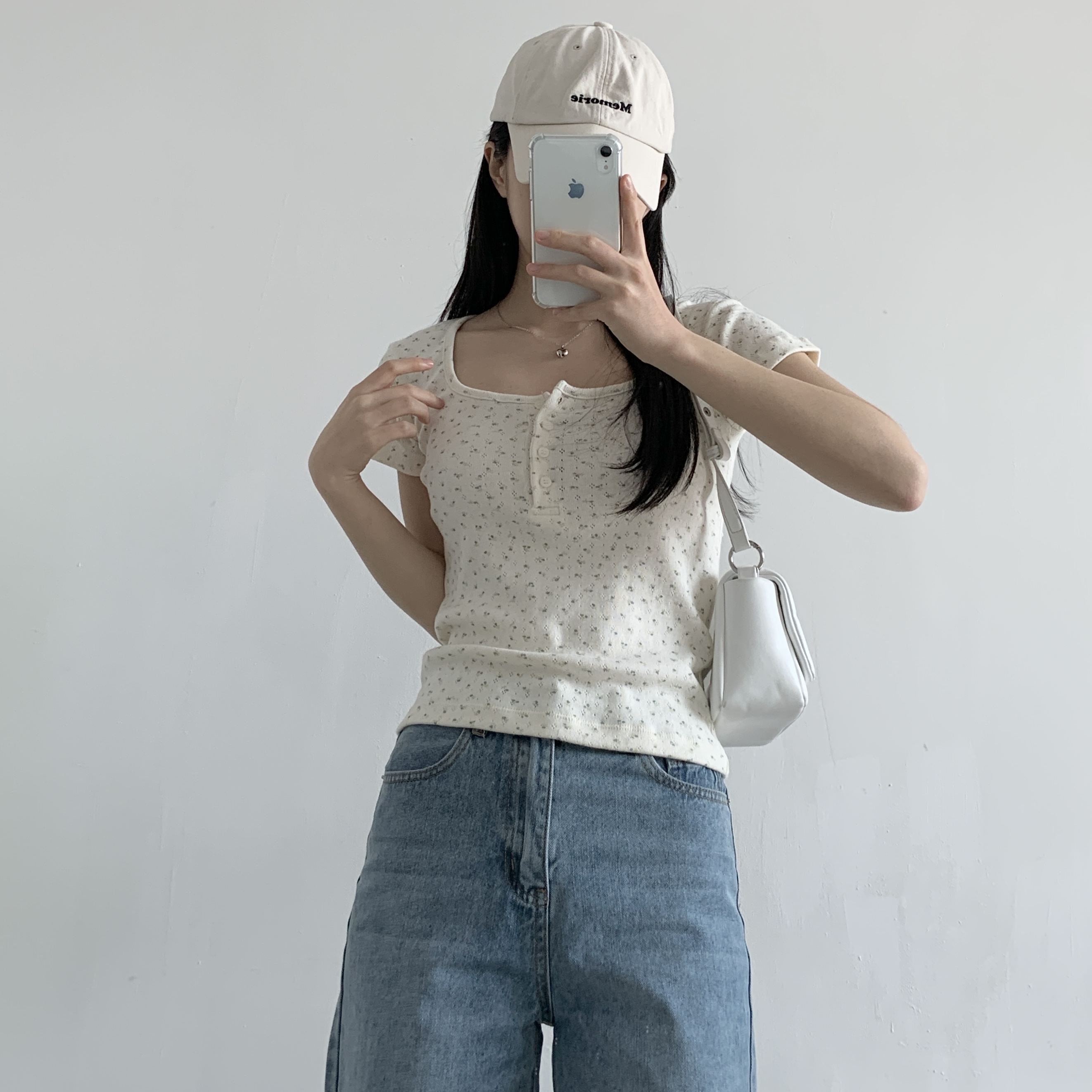 ワンショルダースリムTシャツ | 詳細画像2