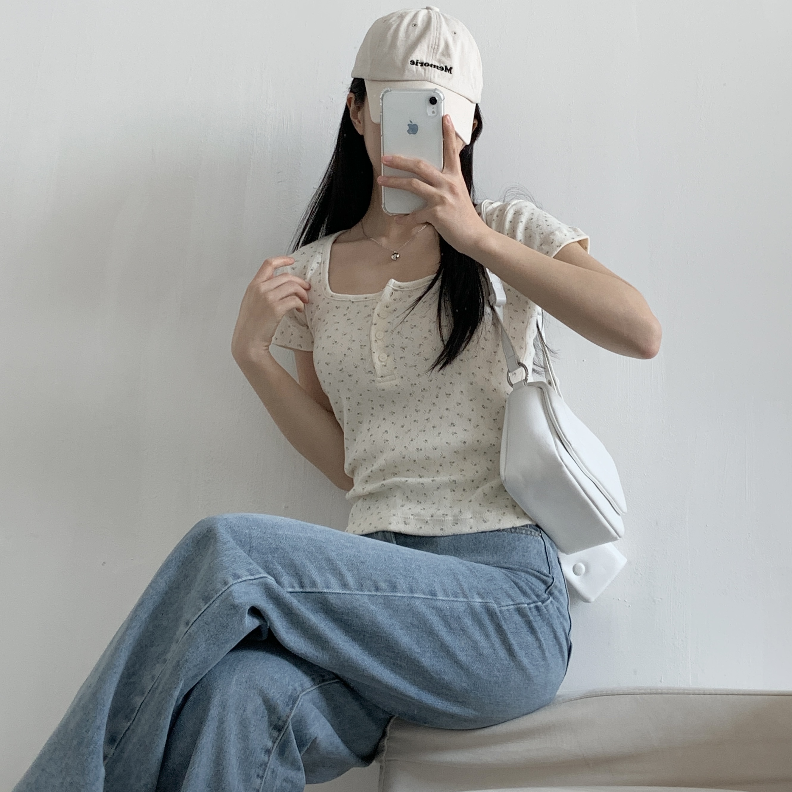 ワンショルダースリムTシャツ | 詳細画像5