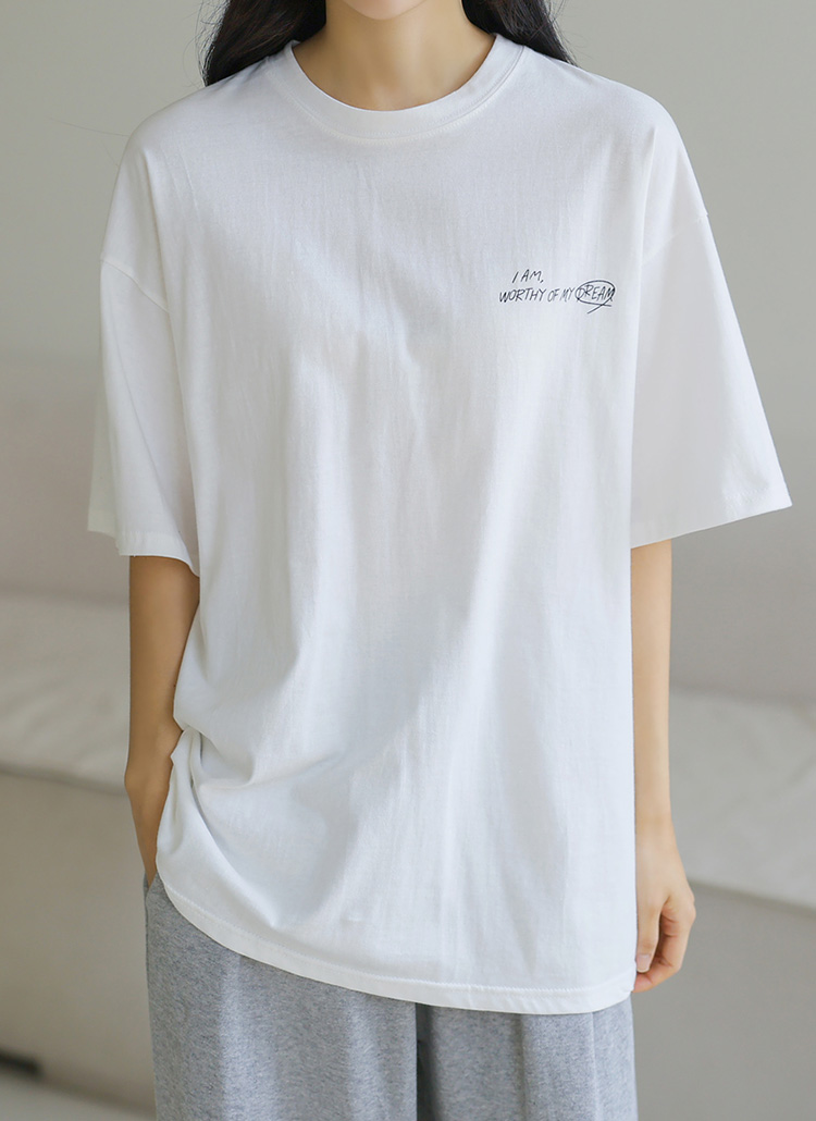 DREAMバックプリント半袖Tシャツ | レディースファッション通販 - DHOLIC