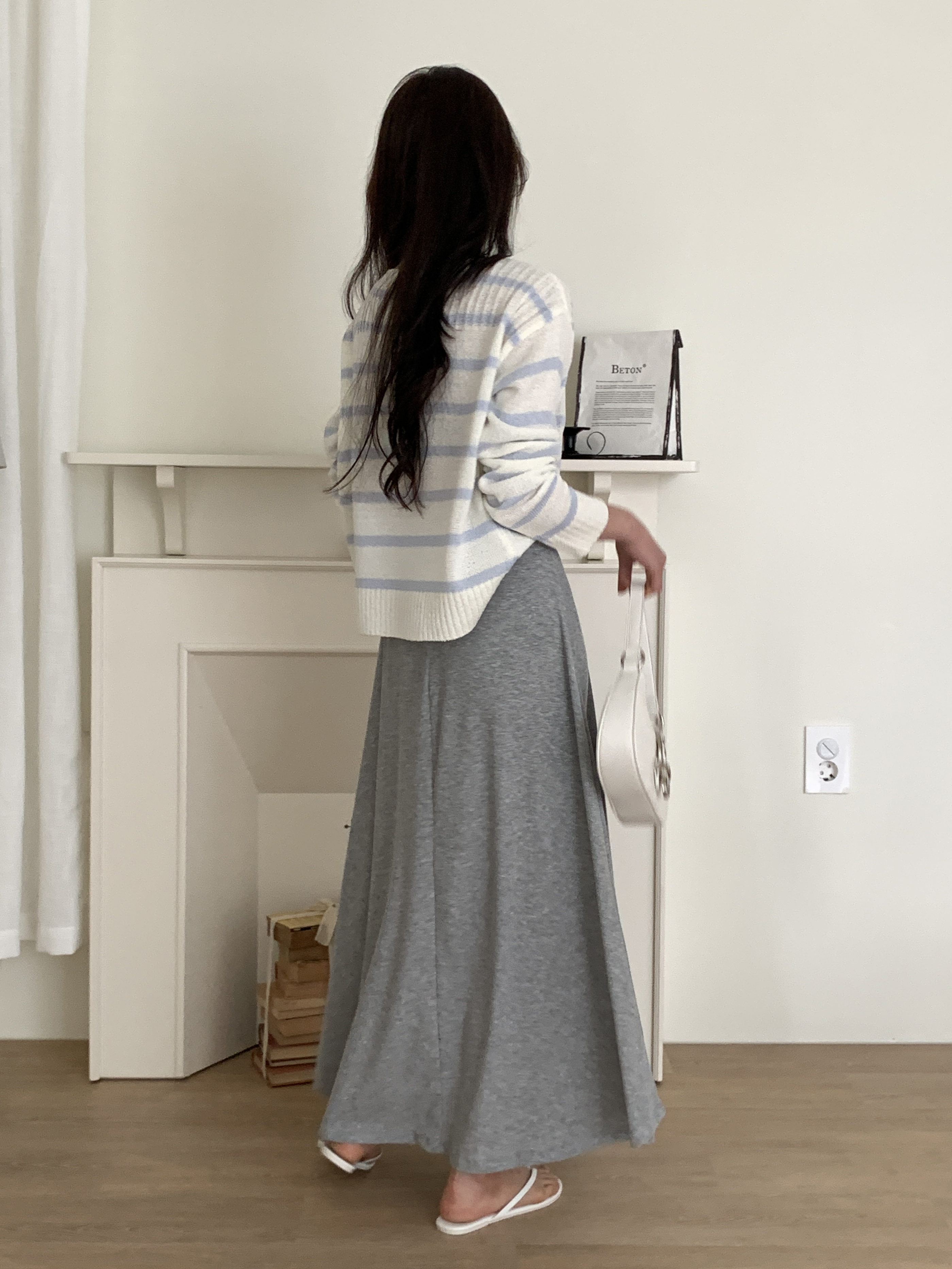 イージーリブAラインスカート | 詳細画像2