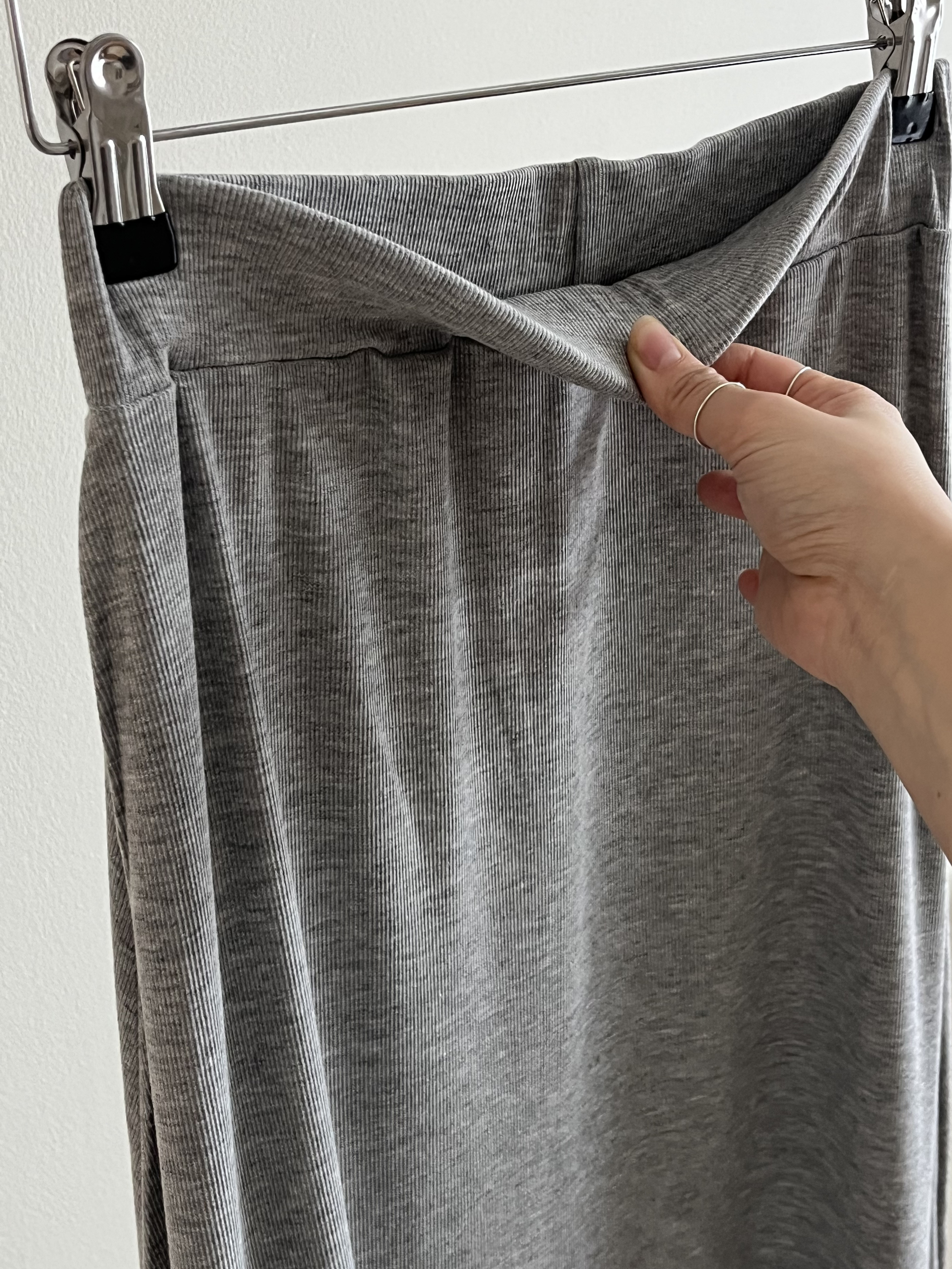 イージーリブAラインスカート | 詳細画像15