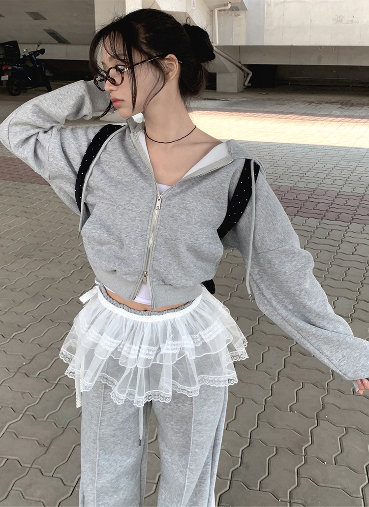 ダブルジップパーカー&2WAYセンターラインパンツSET