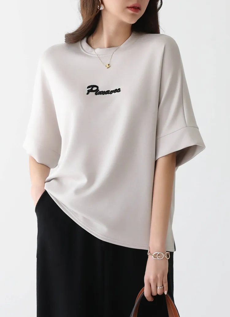 ビーズロゴドルマン半袖Tシャツ | pippin | 詳細画像1