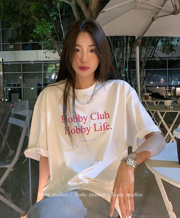 Hobbyロゴボクシー半袖Tシャツ | 詳細画像8