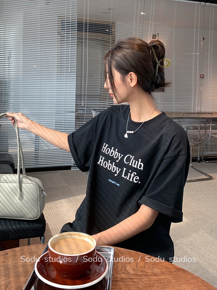 Hobbyロゴボクシー半袖Tシャツ | 詳細画像9