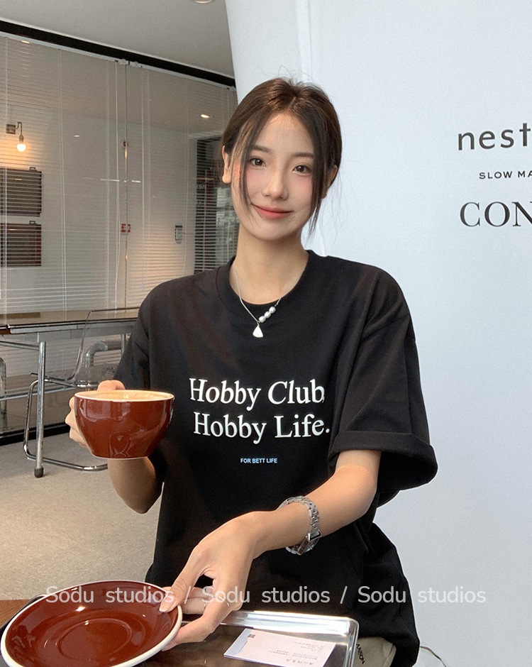 Hobbyロゴボクシー半袖Tシャツ | 詳細画像10