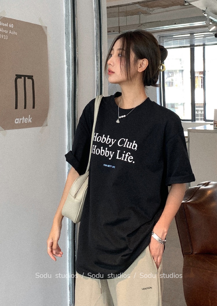 Hobbyロゴボクシー半袖Tシャツ | 詳細画像15