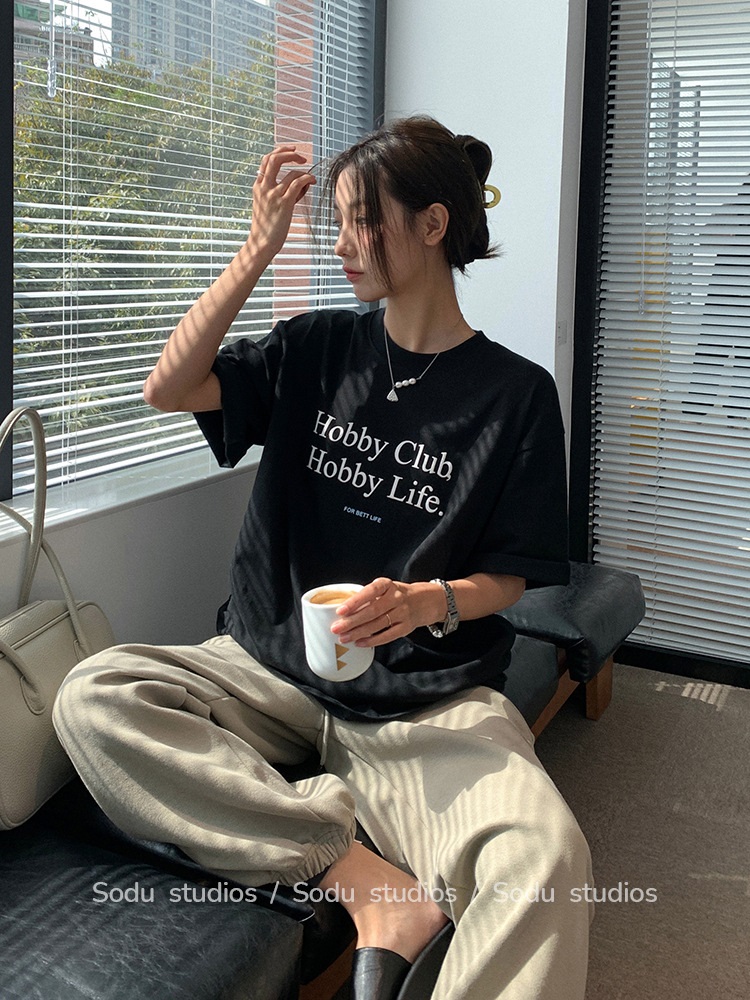 Hobbyロゴボクシー半袖Tシャツ | 詳細画像16