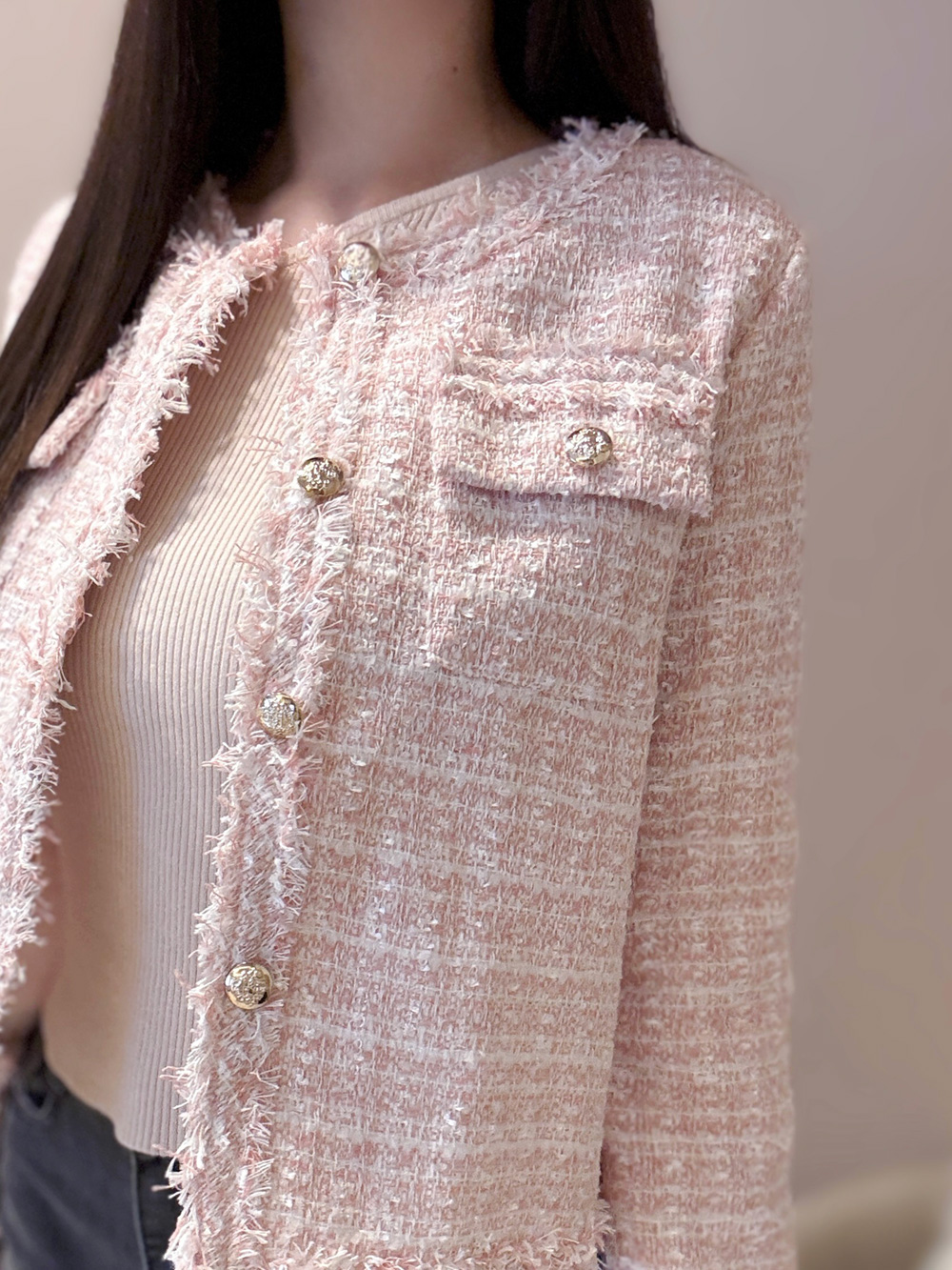 フリンジツイードポケットジャケット | 詳細画像6