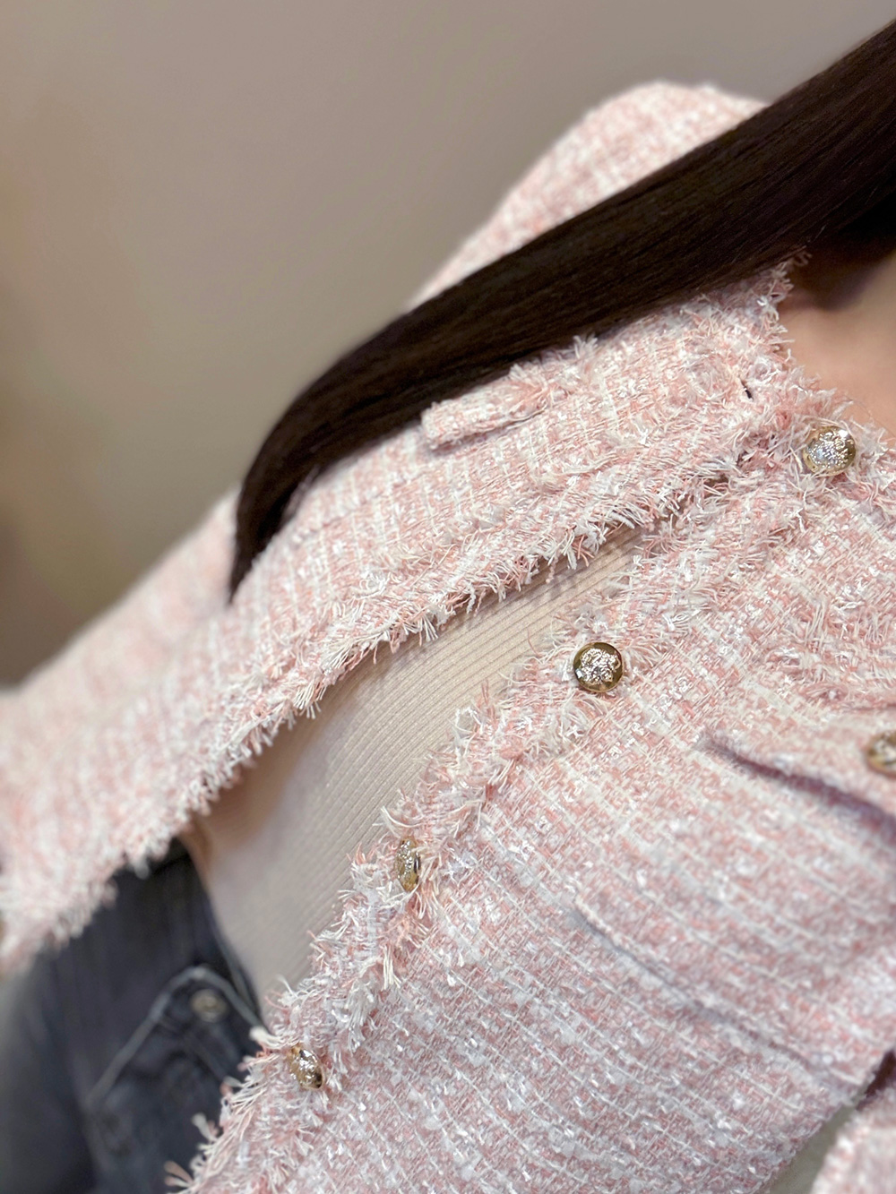 フリンジツイードポケットジャケット | 詳細画像11