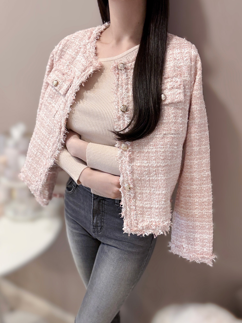 ウエストゴムフレアデニムパンツ | 詳細画像12