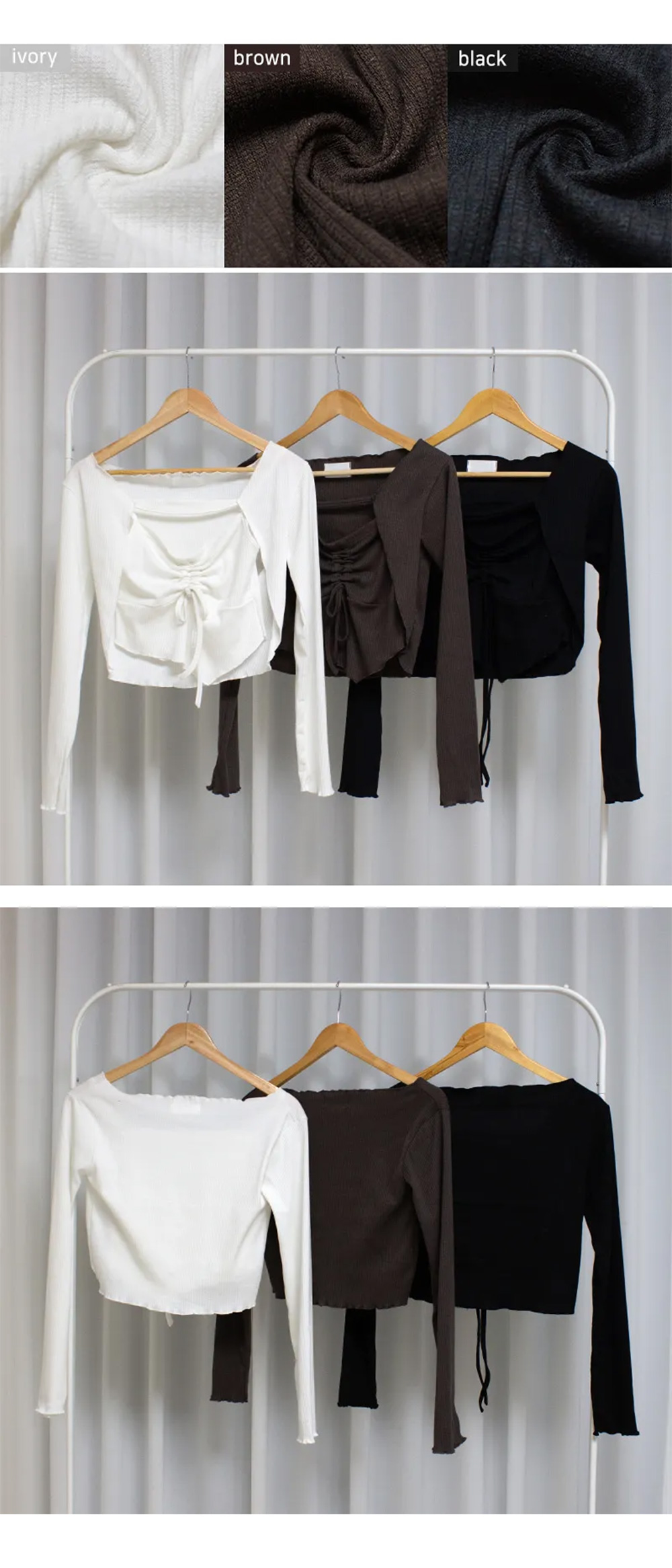 シャーリングキャミソール&ボレロSET | 詳細画像13