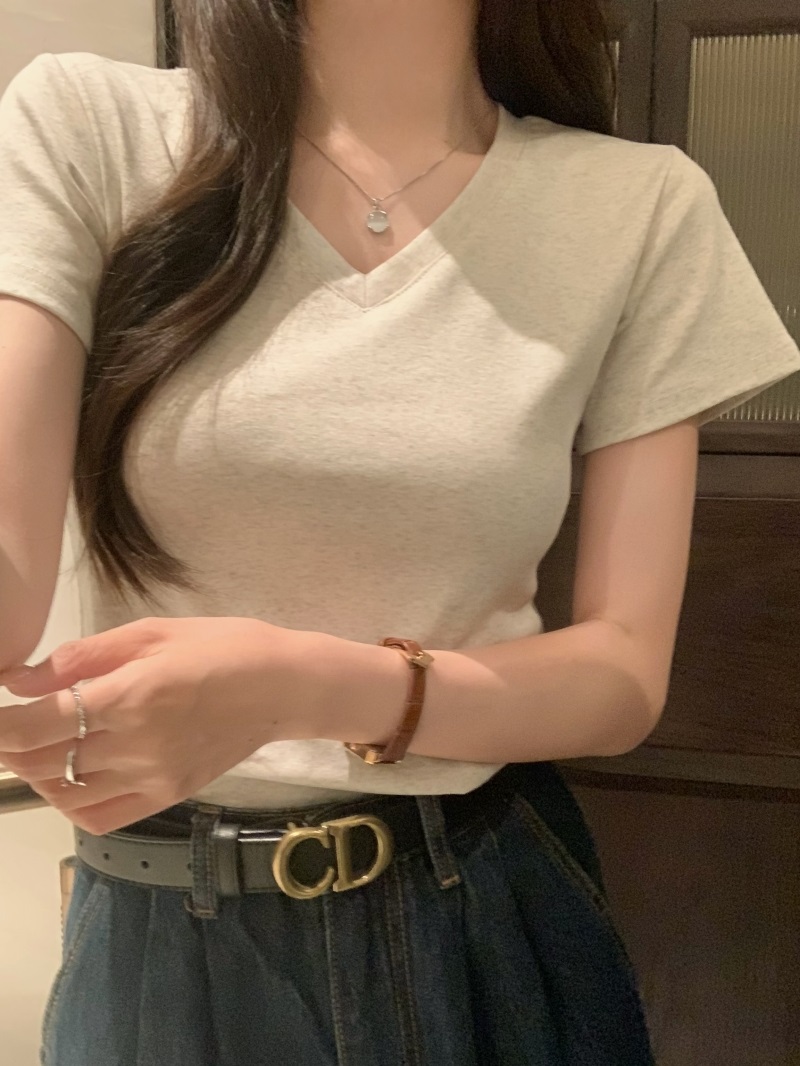 Vネック半袖Tシャツ | 詳細画像3