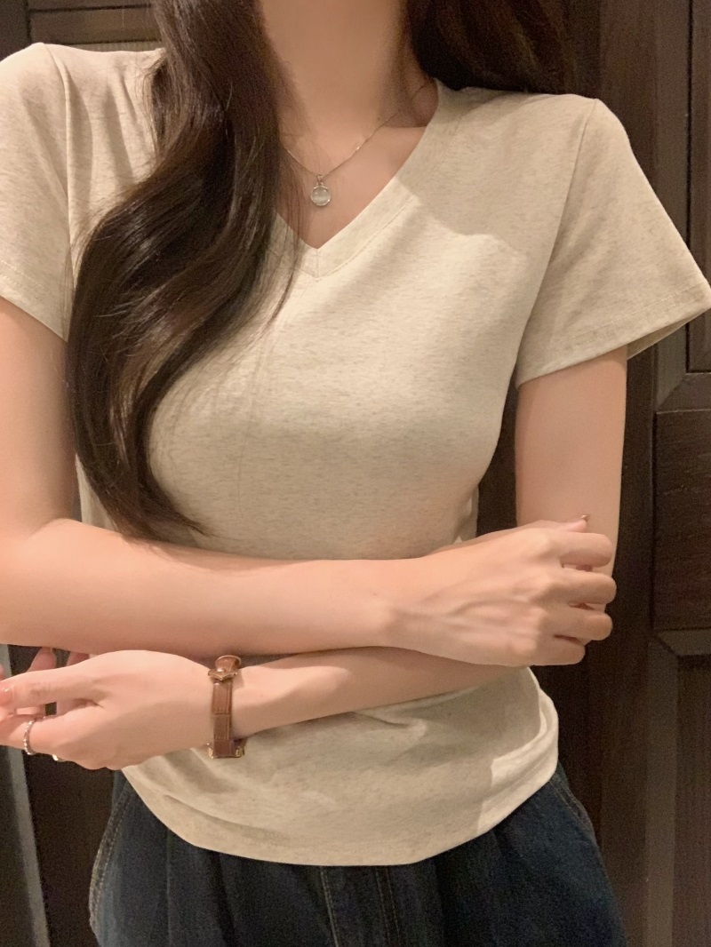 Vネック半袖Tシャツ | 詳細画像7