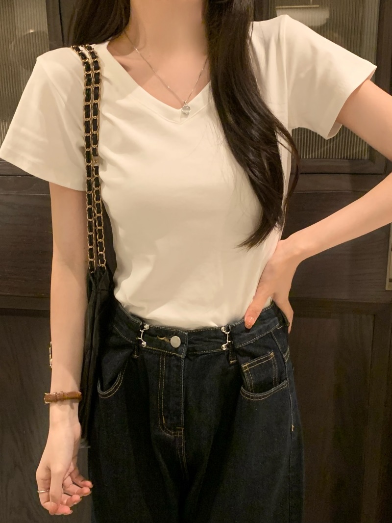 Vネック半袖Tシャツ | 詳細画像16