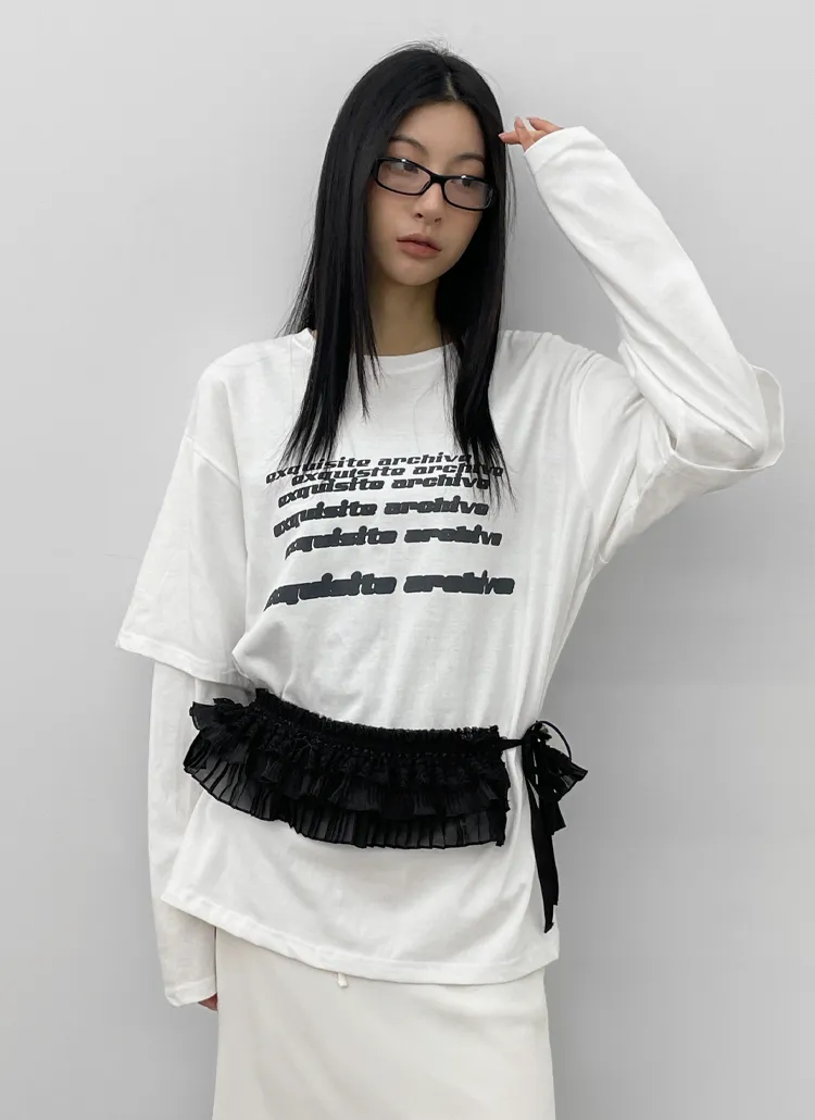 archiveレイヤードボクシーTシャツ | blackup | 詳細画像1