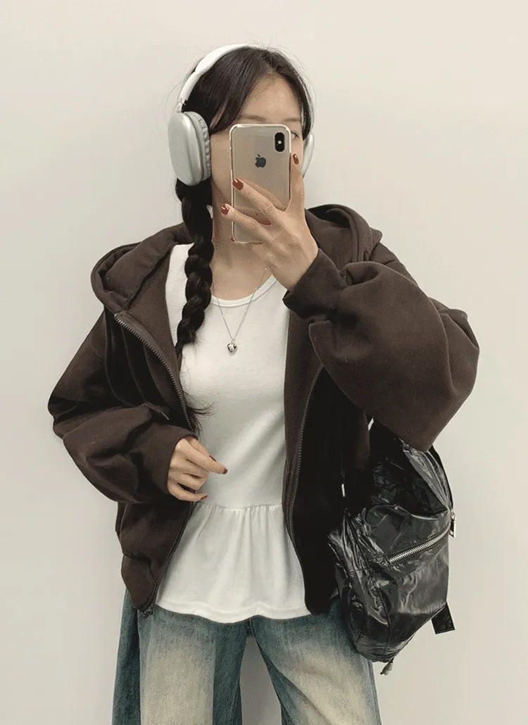 フレア半袖Tシャツ | withhuilin | 詳細画像1