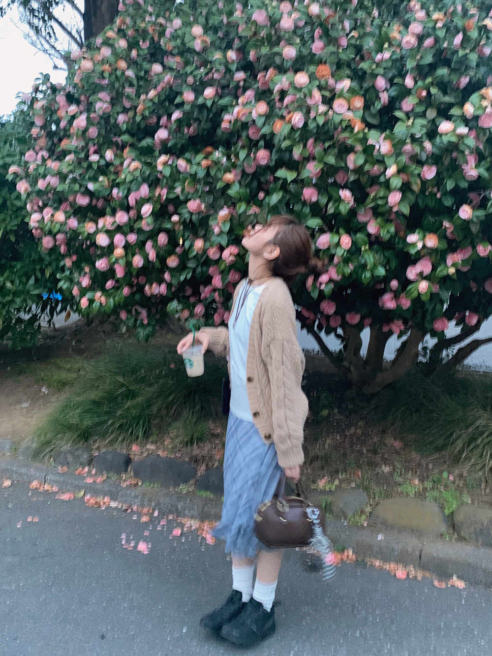 シフォンリボンチェックミディスカート | 詳細画像11