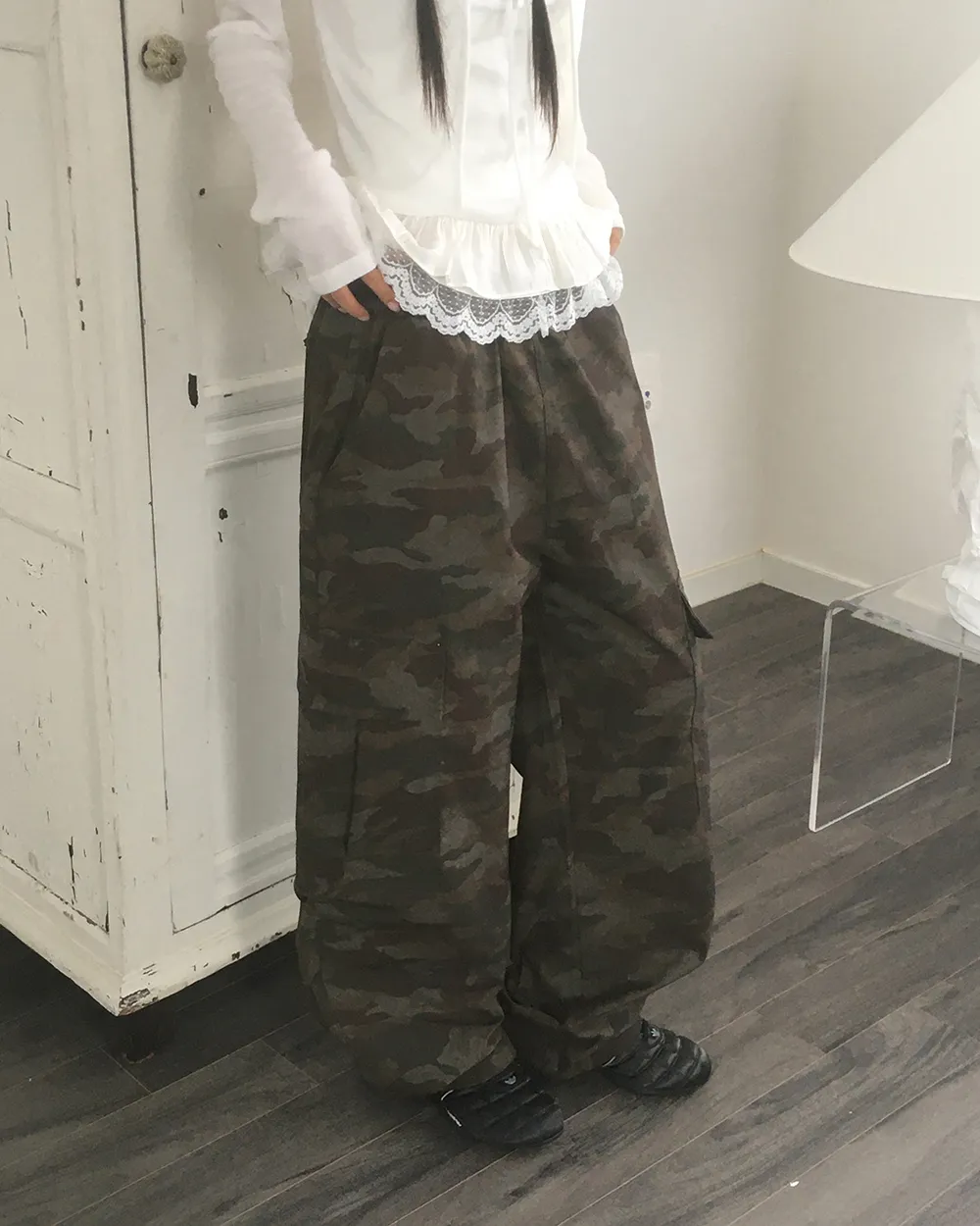 2WAYカモフラージュカーゴパンツ | WONDERWONDER | 詳細画像1