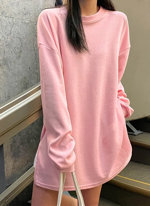 ロングルーズ長袖Tシャツ | crushj | 詳細画像1