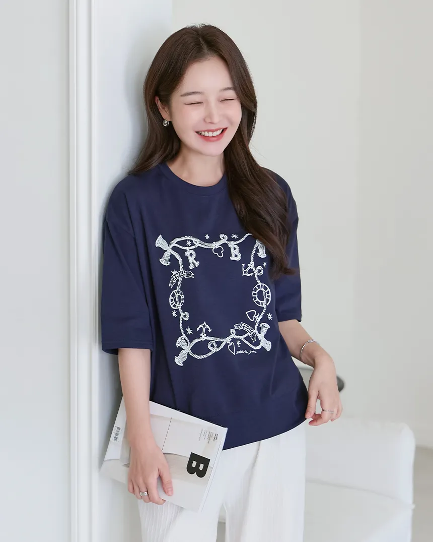 ジュエリープリント半袖Tシャツ | KEECHEL | 詳細画像1