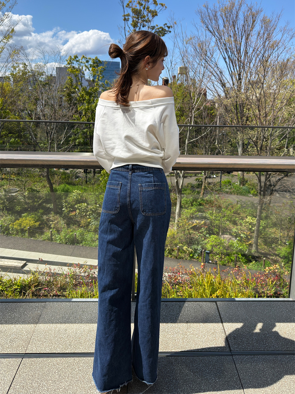 2TYPEカットオフポケットワイドデニムパンツ | 詳細画像5