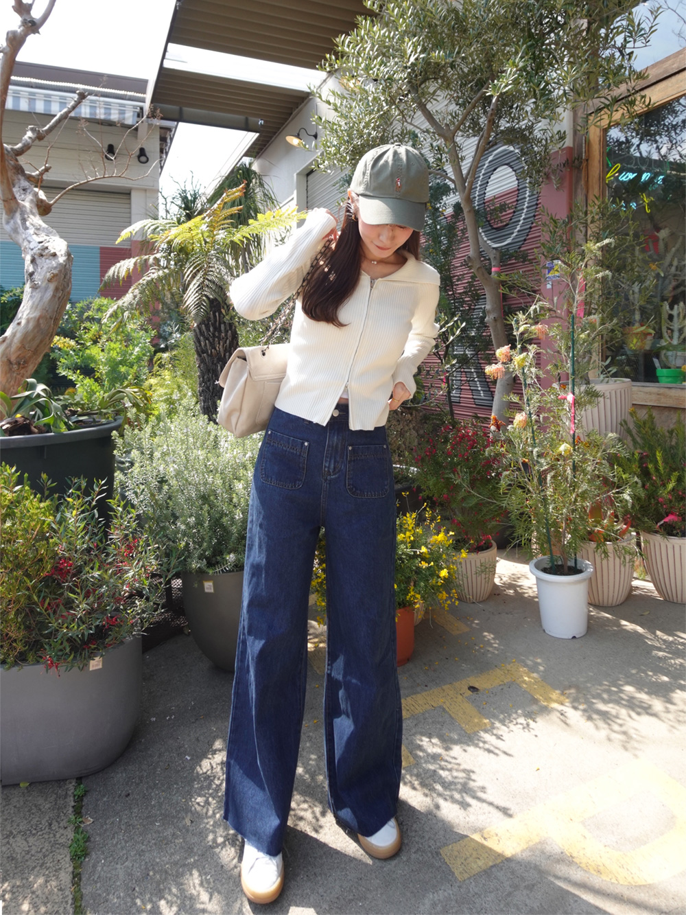 2TYPEカットオフポケットワイドデニムパンツ | 詳細画像7