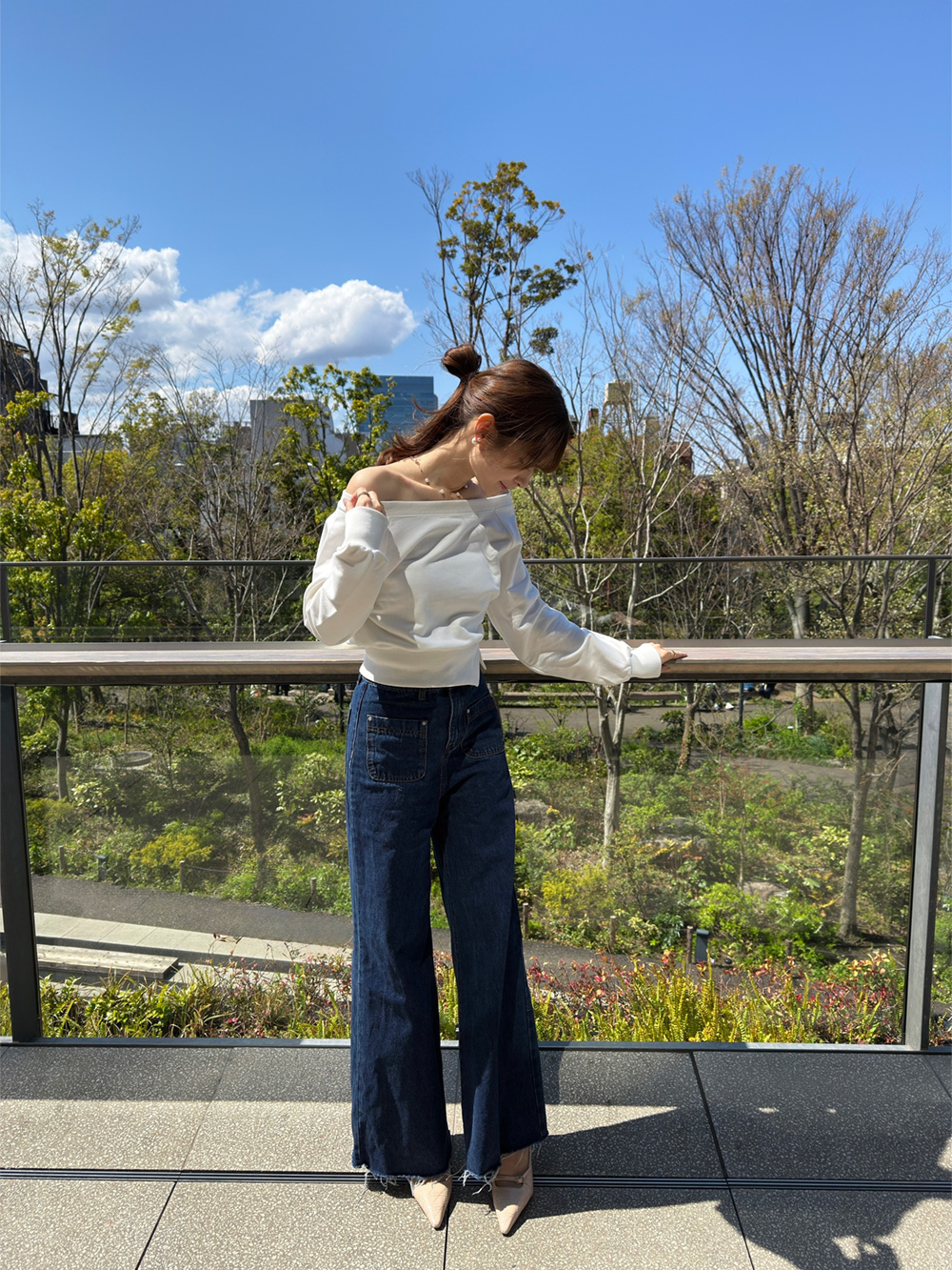 2TYPEカットオフポケットワイドデニムパンツ | 詳細画像10