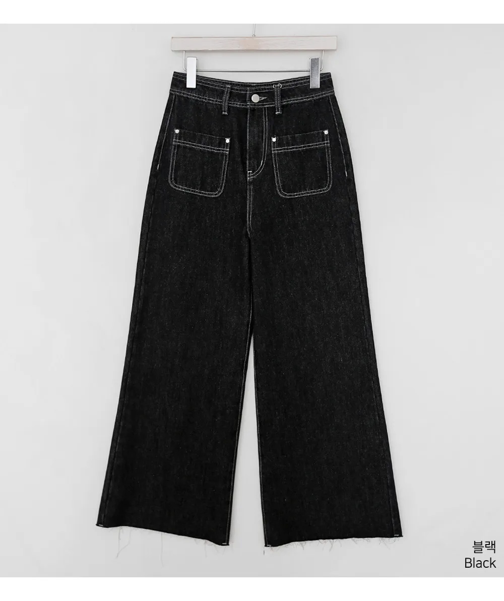 2TYPEカットオフポケットワイドデニムパンツ | 詳細画像15