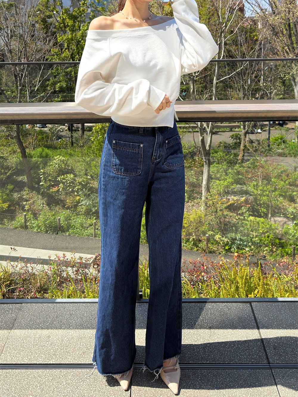 エナメル調ベルトスリングバックシューズ | 詳細画像6