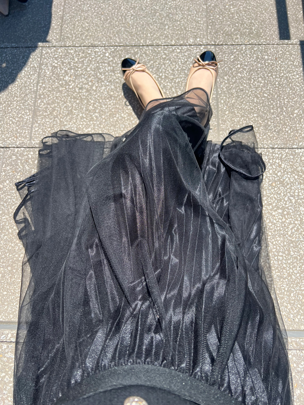 プリーツチュールロングスカート | 詳細画像13