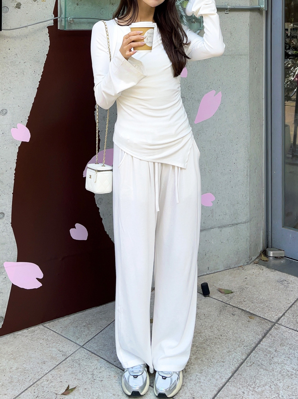 2WAYアンバランスベルスリーブTシャツ | 詳細画像11