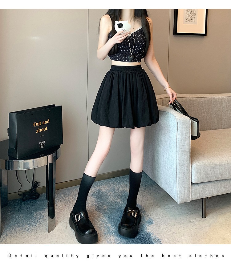 パンツ裏地ウエストゴムバルーンミニスカート | 詳細画像18