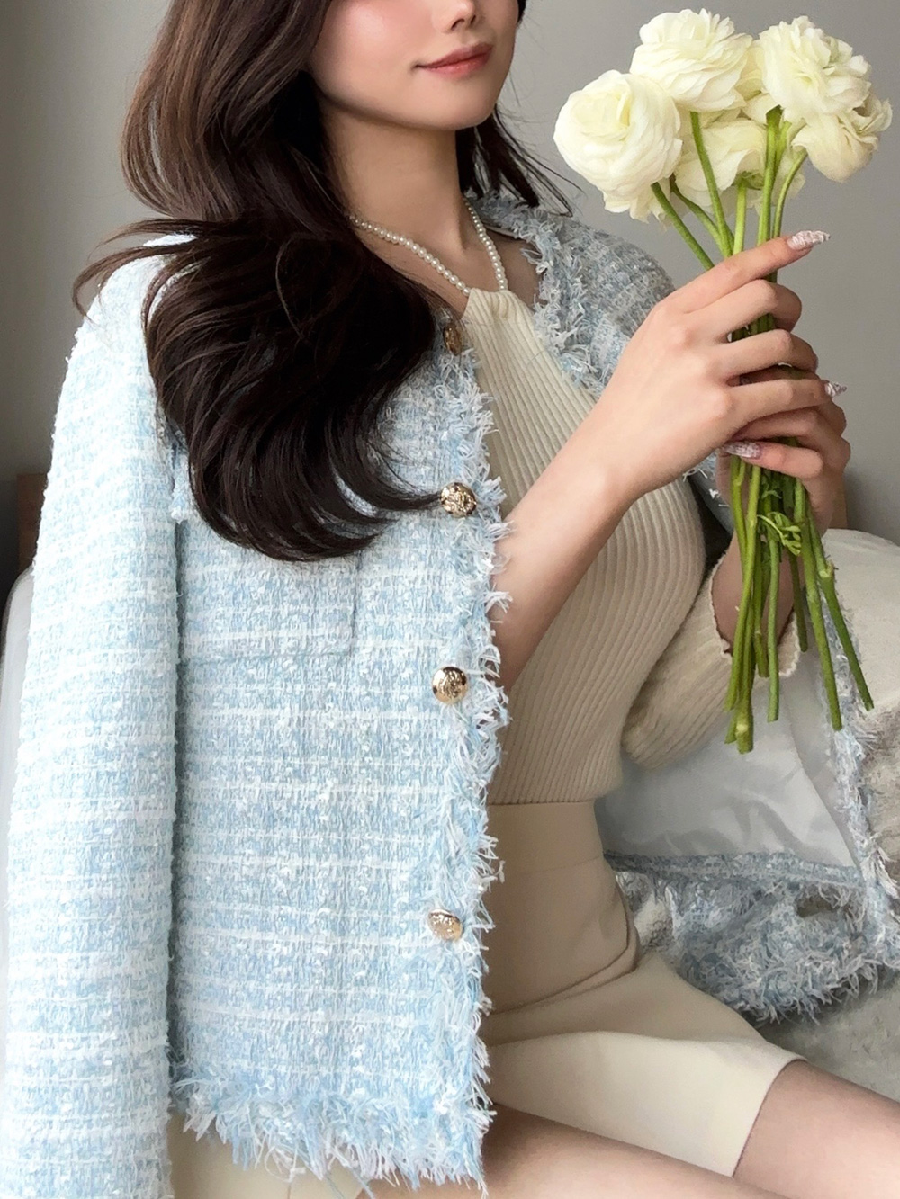 フリンジツイートジャケット | 詳細画像2