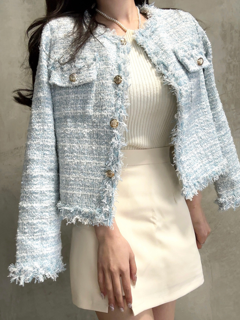 フリンジツイートジャケット | 詳細画像8