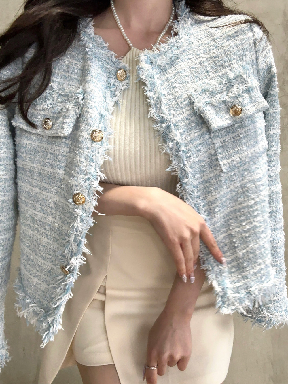 フリンジツイートジャケット | 詳細画像9