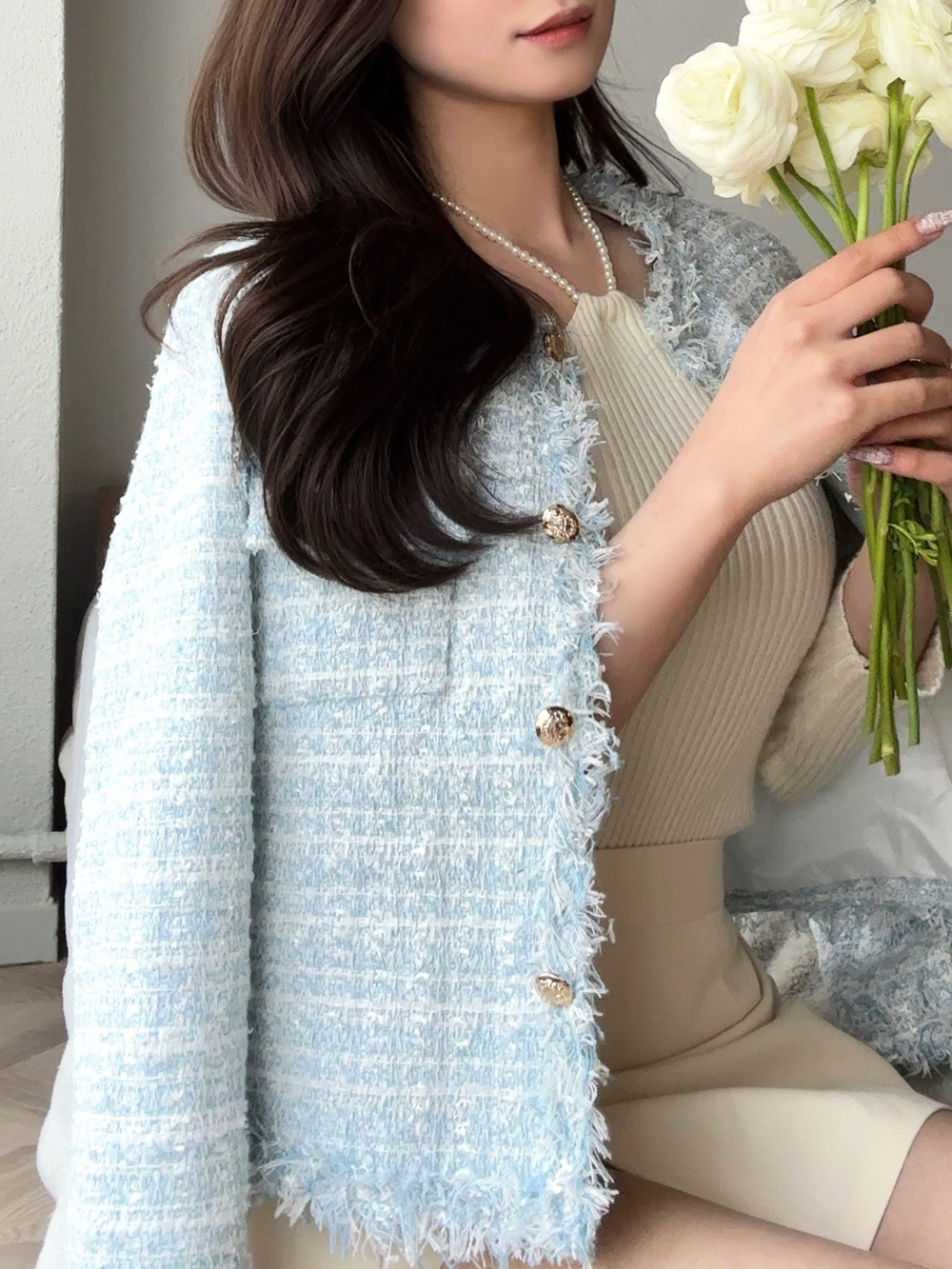 フリンジツイートジャケット | 詳細画像11