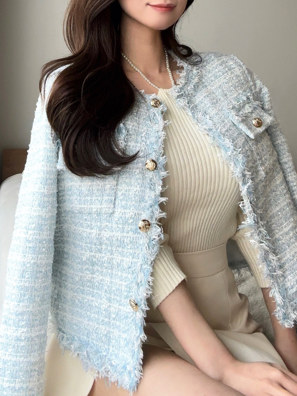 フリンジツイートジャケット | 詳細画像12