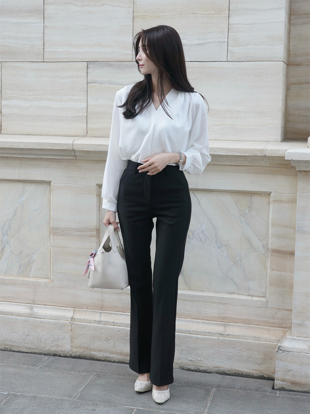 3TYPEシークレットゴムフレアスラックス | 詳細画像4