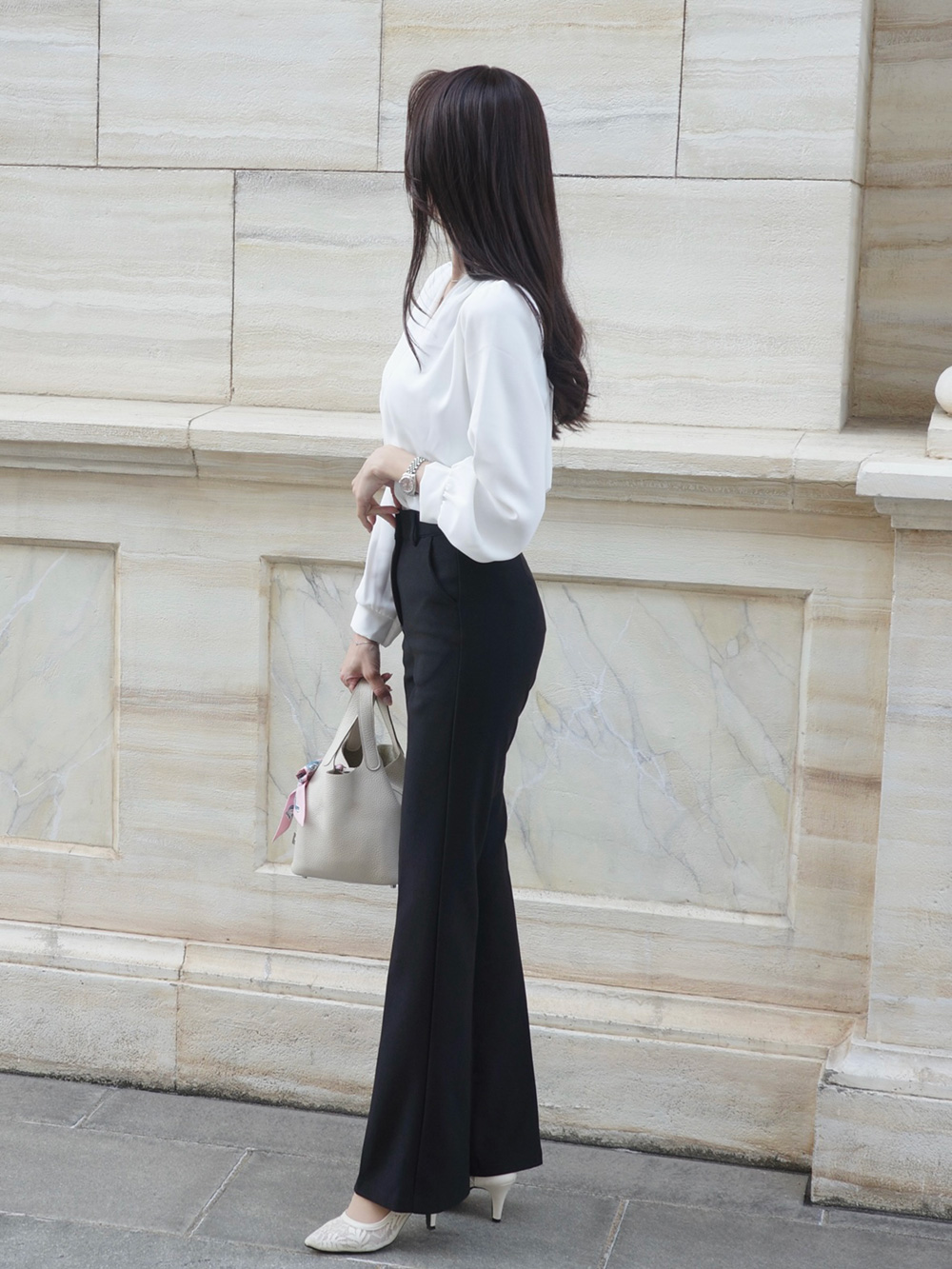 3TYPEシークレットゴムフレアスラックス | 詳細画像10