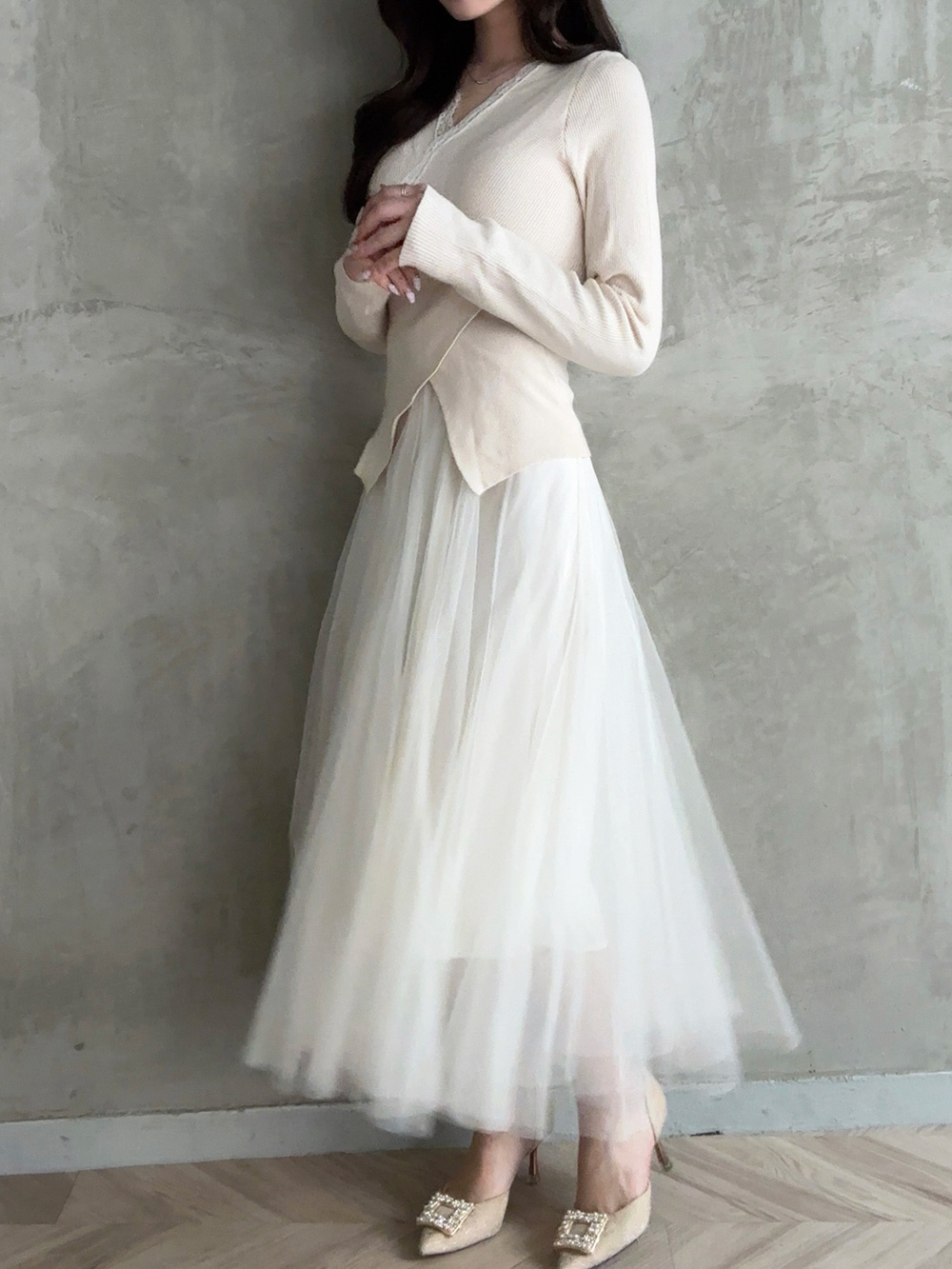 レースクロスニット | 詳細画像6