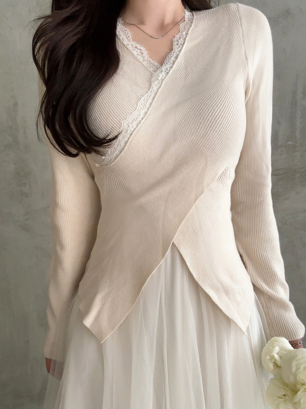 レースクロスニット | 詳細画像9