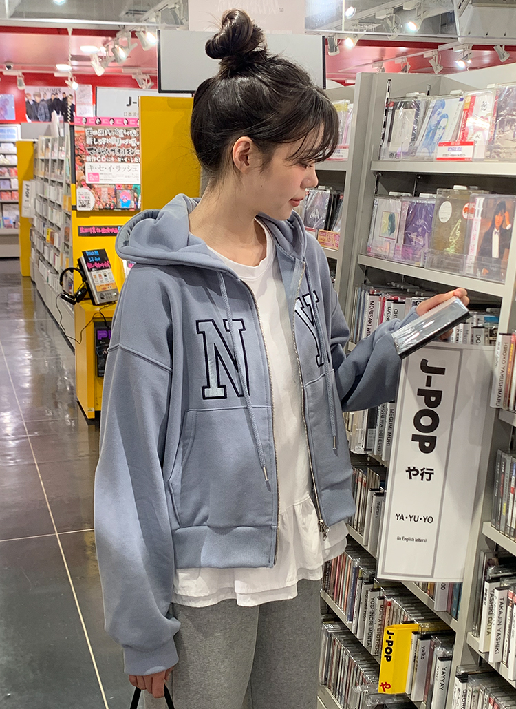 新品　未使用　Blue Blue グレー フルジップパーカー　非売品　レア　長袖 NYジップアップパーカー | レディースファッション通販 - DHOLIC