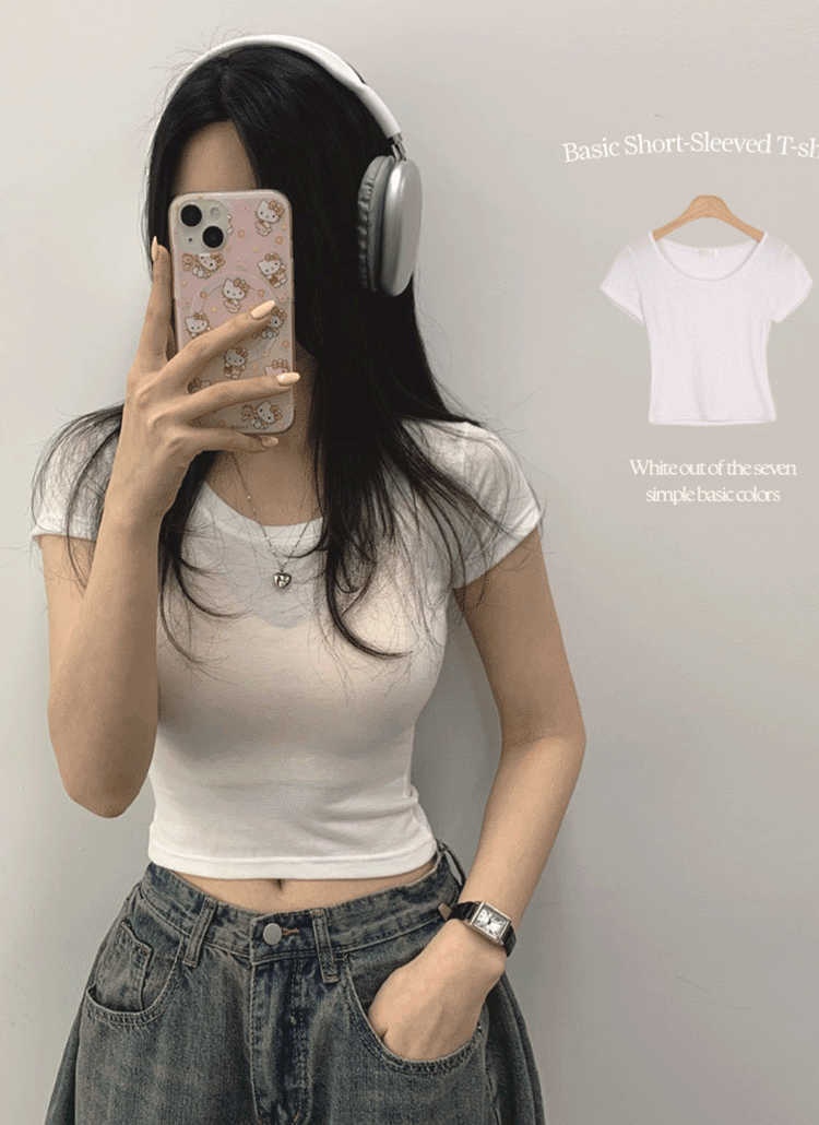 国内発送 succo di lana Uネック半袖Tシャツ Uネックスリム半袖Tシャツ | レディースファッション通販 - DHOLIC