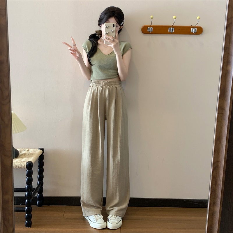 タックウエストゴムワイドパンツ | 詳細画像3