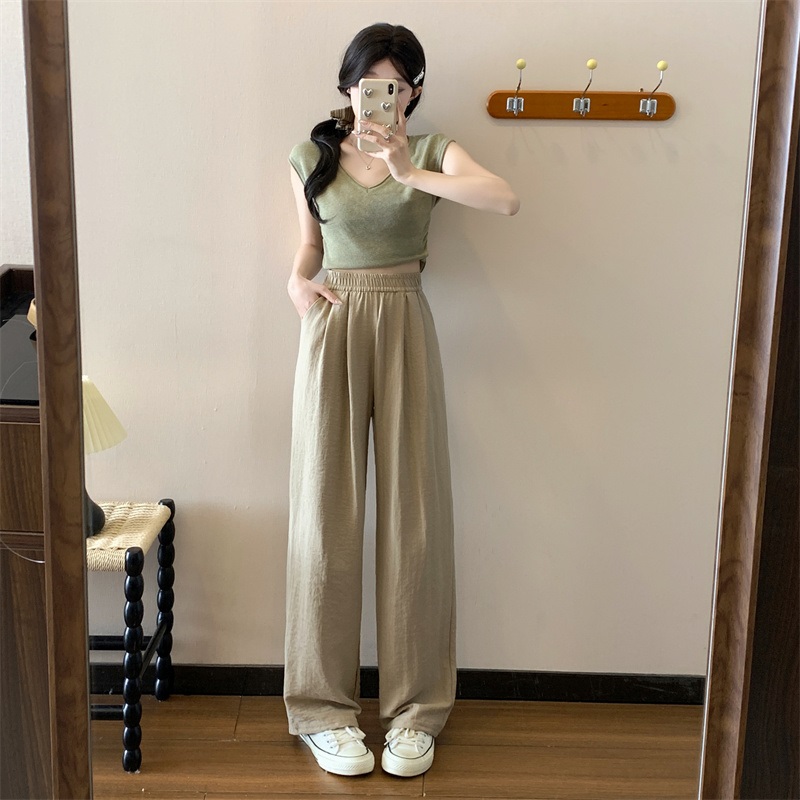 タックウエストゴムワイドパンツ | 詳細画像4